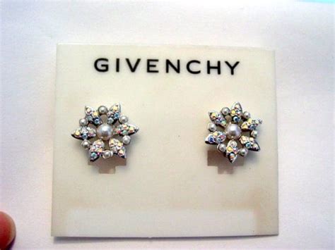 givenchy bridal earrings|givenchy clip on earrings.